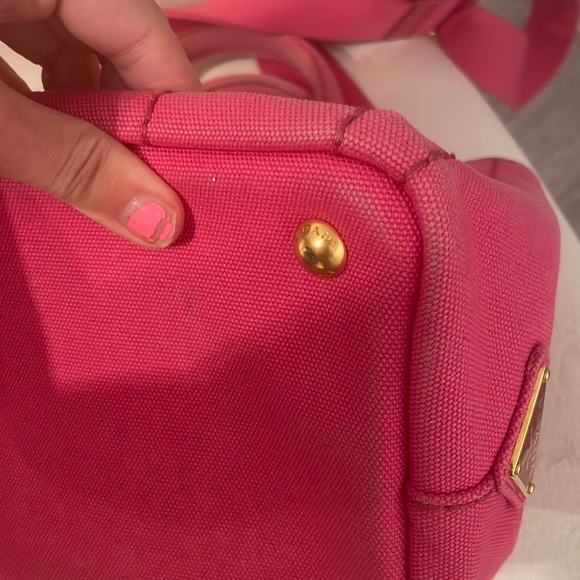 Prada Canapa in peonia color 100% authentic - Picture 12 of 17